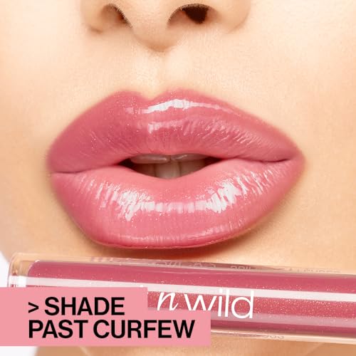 wet n wild MegaSlicks Lip Gloss, Ultra-Glossy, Vitamin-E Enriched, Ultra-Gloss High Shine Moisturizing, Cruelty-Free & Vegan - Red Sensation