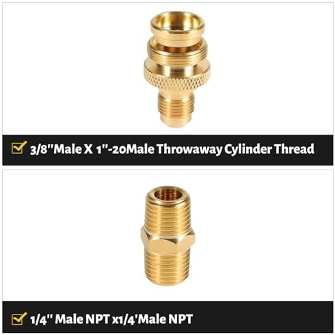 Propane Hose, 12FT Stainless Steel Quick Connect Hose for RV, 1/4'' Quick Disconnect Connect for RV to Gas Grill, Compatible with 1 LB Portable Appliance to RV 1/4" Female Quick Disconnect