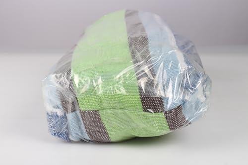 MOSFiATA Hammocks Portable Camping Hammock Upgraded 550lb Comfortable Fabric Hammock with Two Anti Roll Balance Beam and Sturdy Tree Straps for Camping, Patio, Backyard, Outdoor (Light Green)