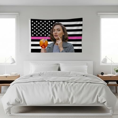 Custom Black and White America Flag 3X5 Ft Personalized Flags Design Your Image Funny Tapestry Poster For Decorate Clubs Concerts Bars University Dormitories Living Rooms Bedrooms