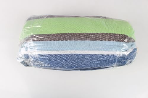 MOSFiATA Hammocks Portable Camping Hammock Upgraded 550lb Comfortable Fabric Hammock with Two Anti Roll Balance Beam and Sturdy Tree Straps for Camping, Patio, Backyard, Outdoor (Light Green)