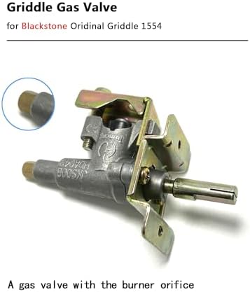 Blackstone 36 Gas Grill Griddle Valve - 1554 Replacement, Compatible With Blackstone Griddle Parts