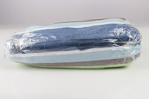 MOSFiATA Hammocks Portable Camping Hammock Upgraded 550lb Comfortable Fabric Hammock with Two Anti Roll Balance Beam and Sturdy Tree Straps for Camping, Patio, Backyard, Outdoor (Light Green)