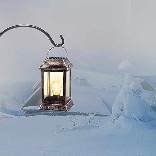 Deck Hook for Railing 4 Pack Deck Bird Feeder Pole with 2.2 Inch Strengthened Clamp for Hanging Bird Feeders, Lanterns, Wind Chimes, Flower and Plant Baskets