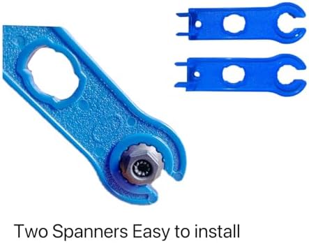 100PCS Solar Panel Connector IP67 Waterproof Connector Male/Female 50Pairs with 2 Spanners