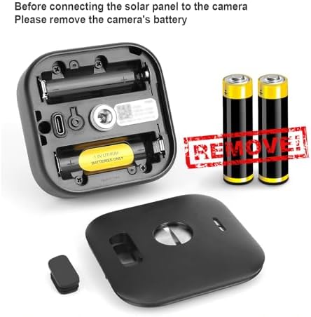Solar Panel for Blink Camera Outdoor, Solar Panel 4W Compatible with Blink Outdoor 4 (4th Gen) Camera, Solar Charger for Camera with 13.12Ft Outdoor Power Cable, 360° Adjustable Mount, 3 Pack