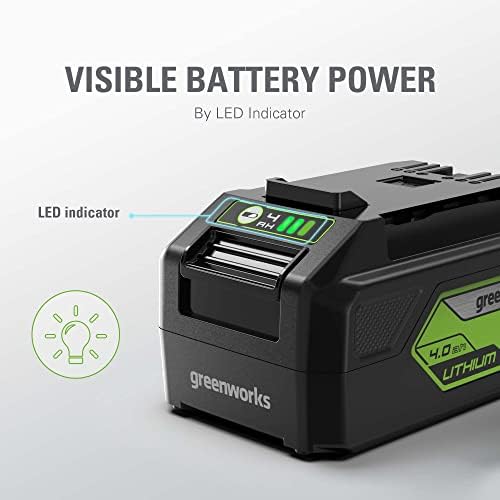 Greenworks 24V 4.0Ah USB Battery (2-Pack) Starter Kit + Dual Port Rapid Charger (Genuine Greenworks Parts)