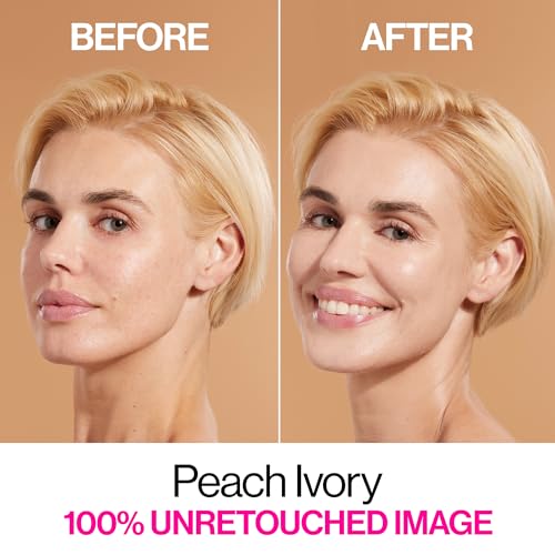 wet n wild Bare Focus Skin Tint, 5% Niacinamide Enriched, Buildable Sheer Lightweight Coverage, Natural Radiant Finish, Hyaluronic & Vitamin Hydration Boost, Cruelty-Free & Vegan - Peach Ivory