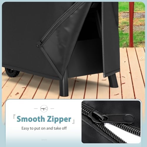 SHINESTAR Upgraded Grill Cover for Traeger Pro Series 575/22, Lil Tex Elite, Eastwood & Waterproof, Special Zipper Design, Easy to Put On and Take Off