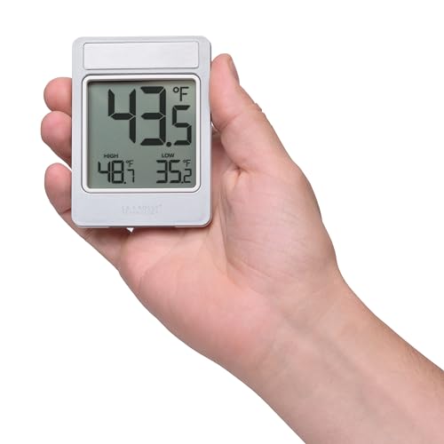 La Crosse Technology 314-519 Digital Window Battery Operated Thermometer with Daily Records