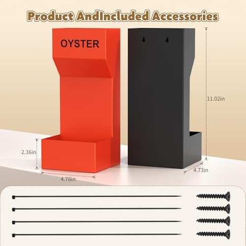 Chicken Oyster Shell Feeder and Grit Feeder,Metal Chicken Feeder,Chicken Coop Accessories,Design for Healthier Hens & Eggs