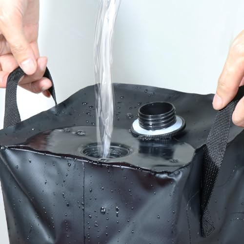 Canopy Water Weights Bag Set of 4, 220 LBS Gazebos Tent Water Weights Set, 4 Leg Weights for Gazebo, Pop-Up Canopy, Canopies, Tent (Black 25L)