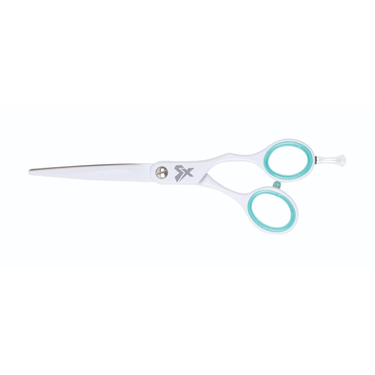 Cricket Shear Xpressions 5.75" Professional Hair Cutting Scissors - Barber Scissors, Japanese Stainless Steel, Comfort Silencer, Ideal for Stylists and Home Use, Minty Fresh