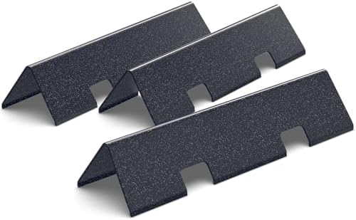 QuliMetal 15.3" Flavorizer Bars for Weber GS4 Spirit II 200, Spirit II E-210, Spirit E-210, Spirit 200 Series Grills with Front-Mounted Control, 16GA Porcelain Steel Grill Heat Plates