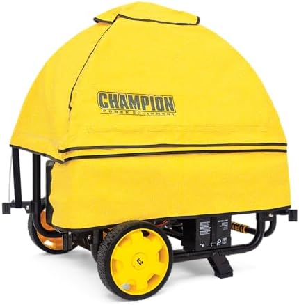 Champion Power Equipment 100376 Storm Shield Severe Weather Portable Generator Cover by GenTent for 4000 to 12,500-Starting Watt Generators