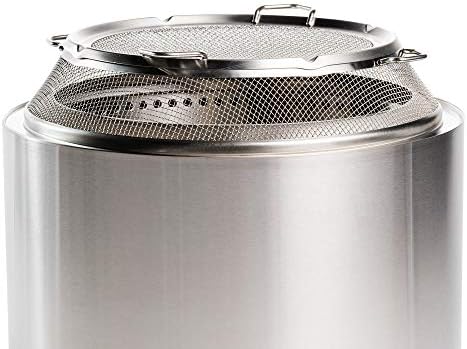Solo Stove Bonfire Shield - Durable Stainless Steel Spark Protector Mesh Screen for Fire Pits, Keeps Pops and Hot Embers Contained for Safe Outdoor Fires, Includes Shield Removal Tools