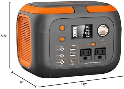 SinKeu 300W Portable Power Station, 260Wh/70400mAh Outdoor Solar Generator, Mobile Lithium Battery Pack, 110V Outlet Solar Power Banks, Camping Power Supply for Laptop, Hurricane Supplies