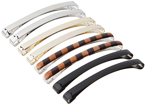 Goody Women's Classics Patterned Staytight Barrette, 8 Count (Pack of 2)