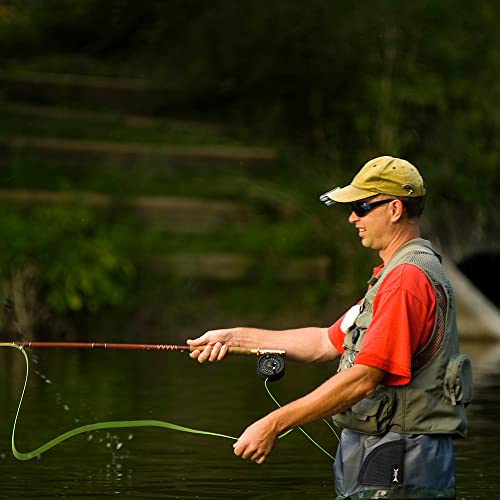 HERCULES Pre-Tied Loop Fly Fishing Leader 6 Pack with Tapered Leader Wallet, 7.5FT - 6X - 2.6LB