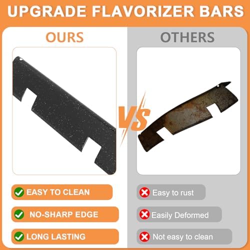7635 Flavorizer Bars for Weber GS4 Spirit 2 Parts Replacement for Weber Spirit II & I E210 S210 E215 E220 S220 Grill, for Weber GS4 Grill Parts 67045 69796, Webber Parts 15.3" Bars,Porcelain-enameled
