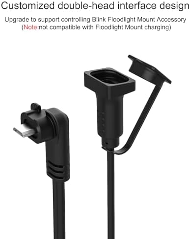 4W Solar Panel Charging Compatible with Blink Outdoor(3rd Gen) /xt xt2 Camera, with 13.1ft Waterproof Charging Cable, IP65 Weatherproof,Includes Secure Wall Mount(3-Pack)