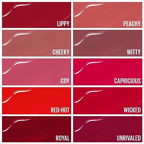 MAYBELLINE Super Stay Vinyl Ink Longwear No-Budge Liquid Lipcolor Make Up, Highly Pigmented Color and Instant Shine, Upbeat, 1 Count