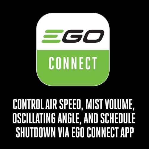 EGO POWER+ Portable Misting Fan, Compact, Outdoor Electric 10" 6 Speed Fan, Battery and Charger Not Included - FN1000