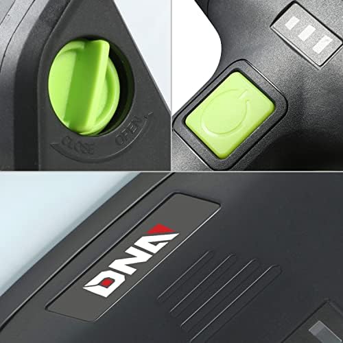 DNA MOTORING TOOLS-00219 Cordless Electric Grill Cleaning Scrub Brush Rechargeable with Type-C Charge Cord,Green/Black