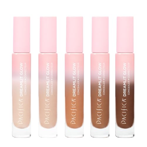Pacifica Concealer – DreamLit Glow Full Coverage Concealer with Squalane for Dark Circles & Dark Spot Correction, Lightweight & Long-Lasting, Vegan & Cruelty-Free, Shade 09 (Warm Honey)