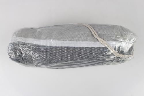 MOSFiATA Hammocks Portable Camping Hammock Upgraded 550lb Comfortable Fabric Hammock with Two Anti Roll Balance Beam and Sturdy Tree Straps for Camping, Patio, Backyard, Outdoor (Grey)