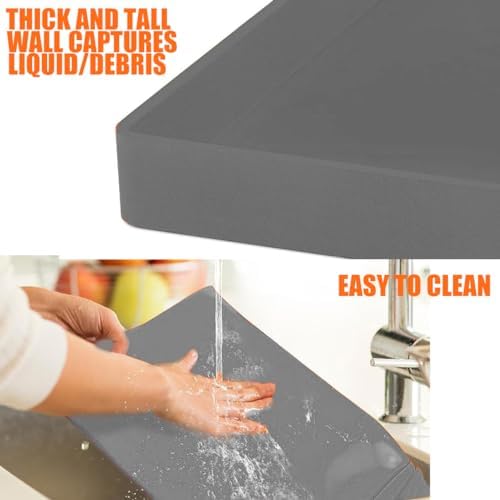 Blackstone Silicone Griddle Mat - Heavy Duty Food Grade, Gray, 28in