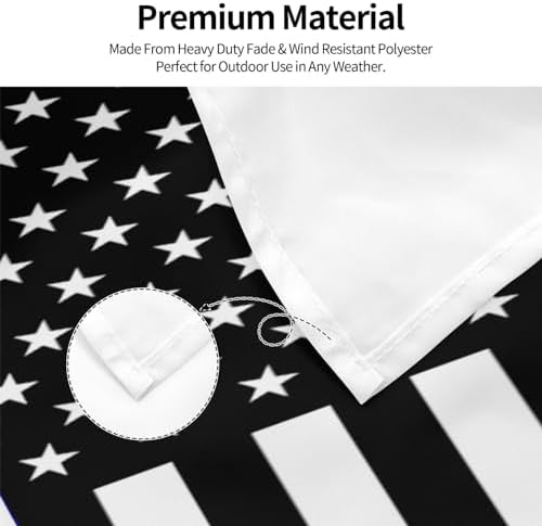 Custom Black and White America Flag 3X5 Ft Personalized Flags Design Your Image Funny Tapestry Poster For Decorate Clubs Concerts Bars University Dormitories Living Rooms Bedrooms