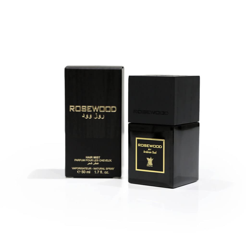 Arabian Oud Hair Mist ROSEWOOD 50 ml | Hair Mist Unisex | Red fruits, Bulgarian Rose, Madagascar Vanilla | Floral and Gourmand Scent.