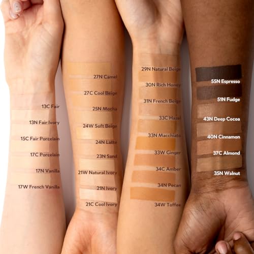 TIRTIR Mask Fit Red Cushion Foundation | Full coverage, Weightless, Skin fit, Satin Glow Finish, Korean Makeup Cushion Foundation (#27N Camel, 0.63 Fl Oz)