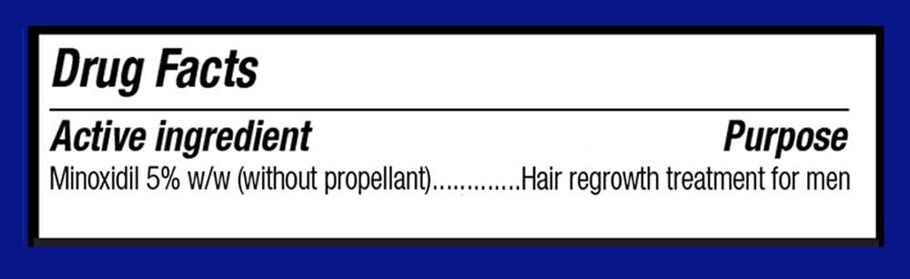 Taro Minoxidil Topical Aerosol Foam, 5%, Hair Regrowth 2 Months Treatment for Men, 2.11 oz (2 Pack)