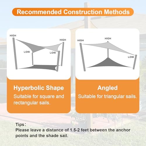 Artpuch Sun Shade Sail, 12'x16' Sand Rectangle, Curved Edged Commercial Grade 185GSM Permeable Outdoor Shade Cloth for Deck, Backyard, Patio (Custom Sizes Made)