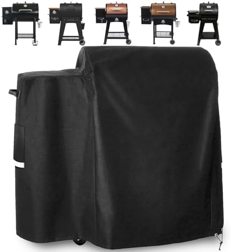 Utheer 73700 Grill Cover for Pit Boss 700FB, Lexington 500, Lexington 540, Classic 700 Wood Pellet Grills, Pro 600 and Tailgater, Heavy Duty 600D Waterproof Fabric Grill Cover, 42" L x 28.5" W x 38" H