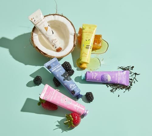TONYMOLY x Squishmallows Easter Basket Stuffer Poplina Tea-riffic Black Bubble Tea Hand Cream - Refreshing and Softening, 30ml