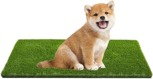 Artificial Grass, Professional Dog Grass Mat, Potty Training Rug and Replacement Turf Outdoor Rug Patio Lawn Decoration, Easy to Clean with Drainage (39.4 x 19.7 inch)