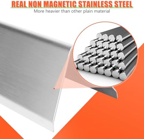 QuliMetal 15.3" Flavorizer Bars for Weber Spirit E310, Spirit 300, Spirit II 300, E315 E320 E330 S310 S315 S320 S330 Series Grills with Front Control Knobs,Grill Parts for Weber 7636, Stainless Steel