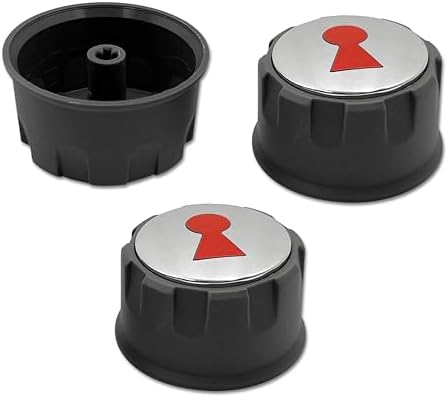 Control Knobs 69893 Compatible with Weber Spirit 200 & 300 Series (with Up Front Controls) Years 2013 and Newer(Set of 3)