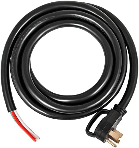 VEVOR 25 FT 50 Amp Generator Extension Cord 6 Gauge STW 6/3+8/1 RV Power Cord N14-50P to Bare Wire, Cut Wire for Trailer Motor Campers Home Generator