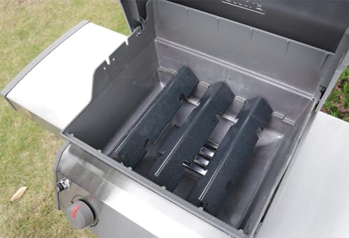 7635 Flavorizer Bars for Weber GS4 Spirit 2 Parts Replacement for Weber Spirit II & I E210 S210 E215 E220 S220 Grill, for Weber GS4 Grill Parts 67045 69796, Webber Parts 15.3" Bars,Porcelain-enameled