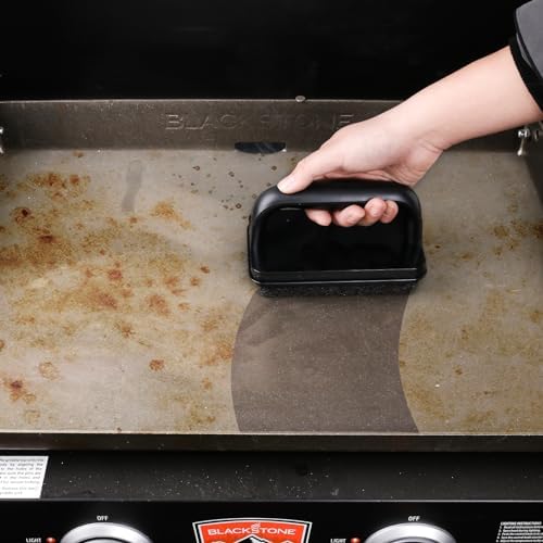 14 Pcs Griddle Cleaning Kit for Blackstone, Complete Flat Top Grill Accessories Kit with Scraper, Cleaning Brick, Scouring Pads, Easy to Remove Stain