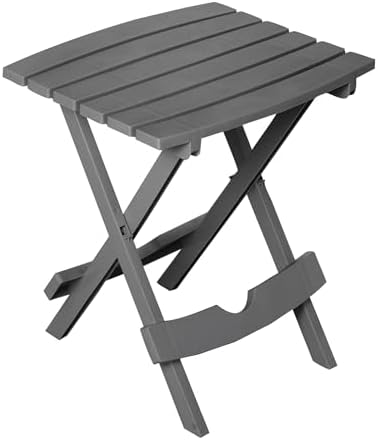 Adams Quik-Fold® Side Table - Charcoal