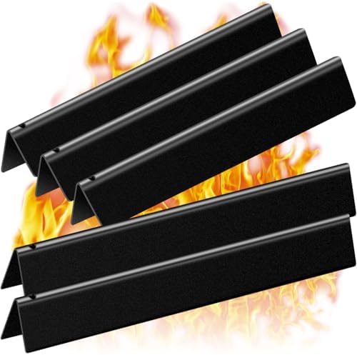 Flavorizer Bars 22.5 Inch for Weber Spirit Grill Parts Genesis Silver Gold B C Grill Parts, Spirit 300 320 330 E310 Grill Parts with Side Control, 5 PCS Genesis Grill Parts for Weber 7536 7537