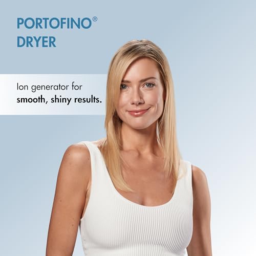 BaBylissPRO Hair Dryer, Nano Titanium Portofino 2000-Watt Blow Dryer, Hair Styling & Appliances, Blue, BNTB6610N