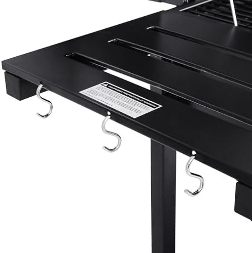 Royal Gourmet CD2030AN 30-Inch Charcoal Grill, Deluxe BBQ Smoker Picnic Camping Patio Backyard Cooking, Black, Large