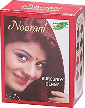 Noorani Henna Based Hair Color and Herbal Powder | Shipping in USA | Ships from California (10 (60 Pouch x 10g), BURGUNDY HENNA)