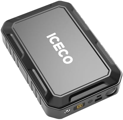 ICECO 250Wh Portable Power Station, Magnetic Power Bank, Outdoor Generator 12V Refrigerator, Mobile Lithium Battery Pack, for Home Backup Outdoor Emergency RV Van Hunting